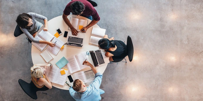 Digital projects Consultation team working